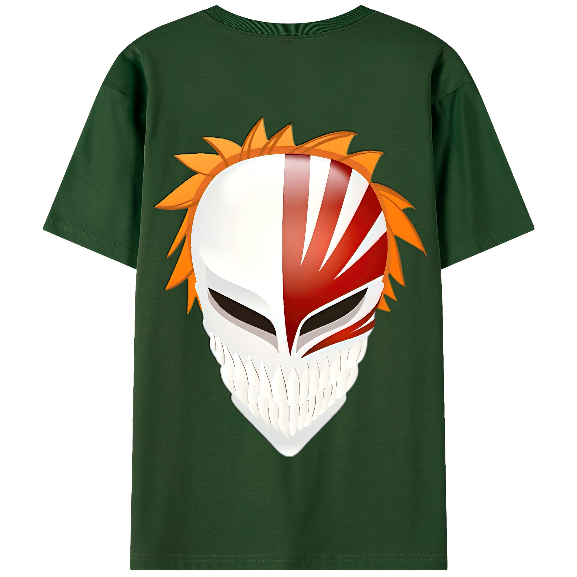 （画像用） ブリーチ 黒崎一護（くろさき いちご）BLEACH Kurosaki Ichigo 綿100％半袖Tシャツ（背面プリント）